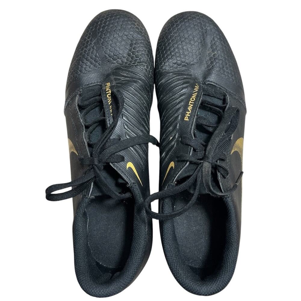 NEW Nike Phantom Venom Skin VNM Women’s Soccer Cleats Black Gold Size 8